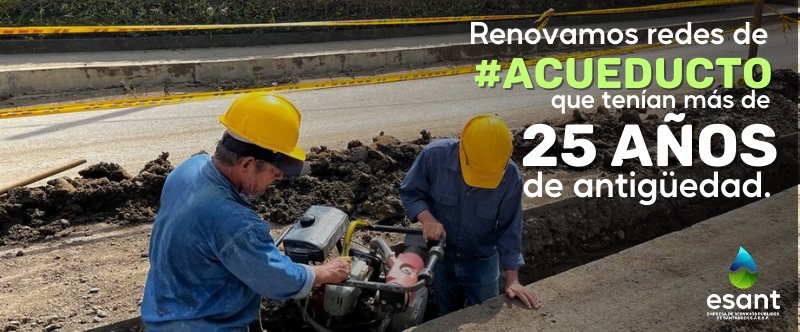 Mejoramos las redes de Acueducto del municipio de El Socorro